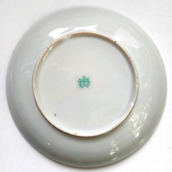 Antique Eggshell Thin Porcelain Hand-painted Geisha Japan 2 Cups with Saucers - Picture 9 of 16